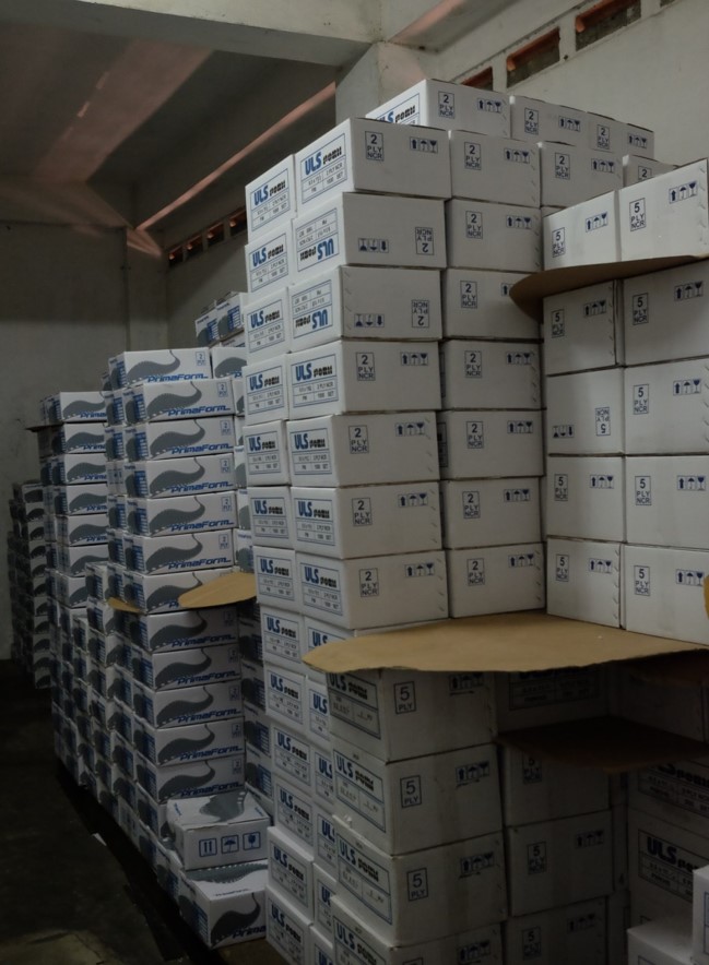 Gudang barang jadi ULS & Prima Form
