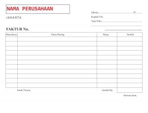 Form Perusahaan: Surat Jalan dan Invoice
