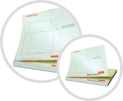 Contoh pre-printed continuous form